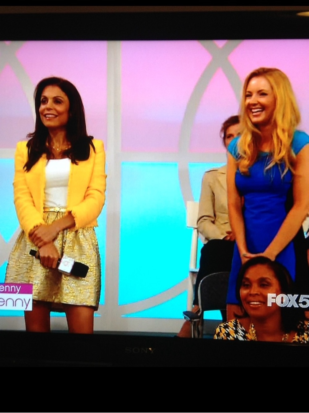 Susana Monaco Black & Bright Blue Colorblock Dress - Picture 2 of 10